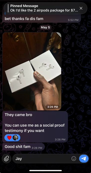 Customer photo