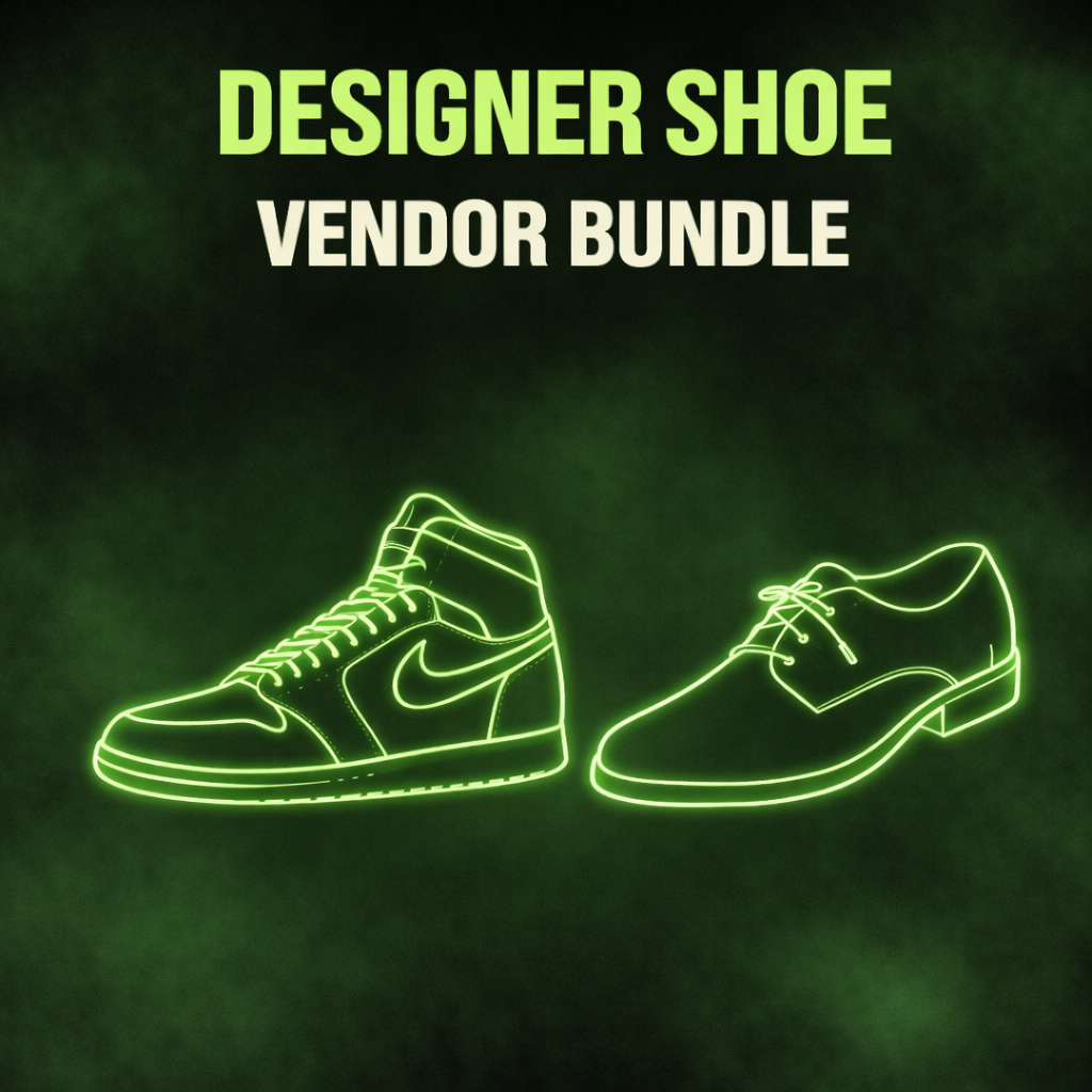 SHOE VENDOR + FREE RESELLING GUIDE